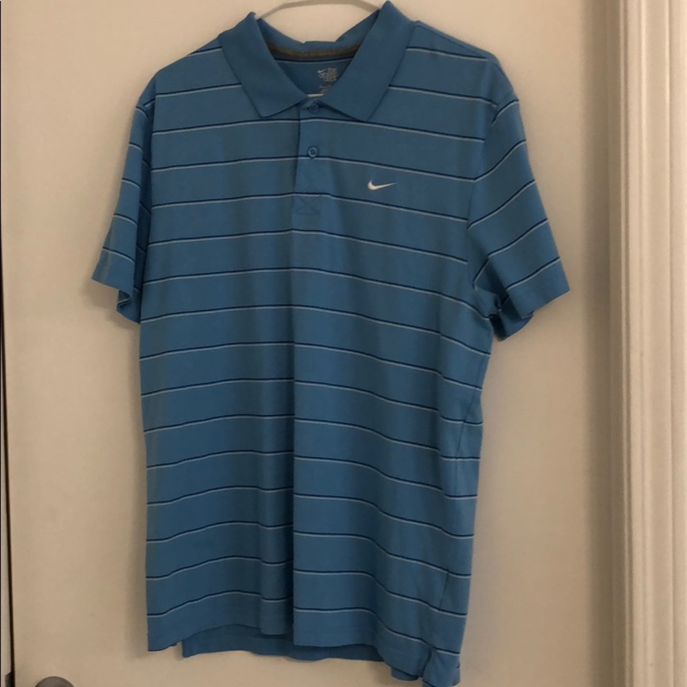 Striped Nike Polo